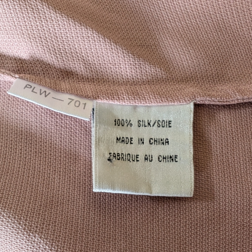 100% Silk Top By Tobias, L. - Picture 4 of 10